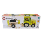 Holz Traktor mit Anhänger und Schafen in der Produktverpackung