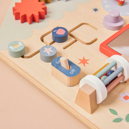 Nachhaltiges Kinder FSC Holz Aktivitätsbrett, ab 12 Monaten