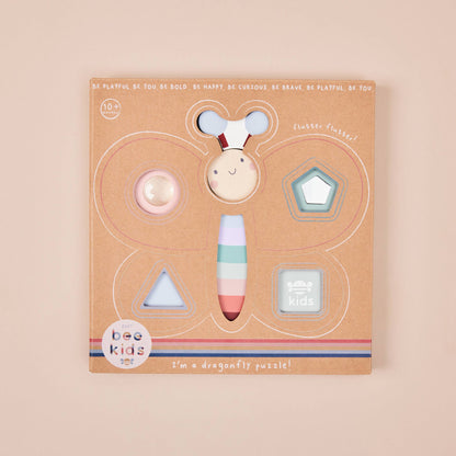 Nachhaltiges Kinder FSC Holz Schmetterlingspuzzle, ab 10 Monaten